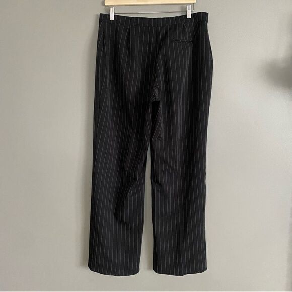 Jessica Vintage Pinstripe Trouser Dress Pants Business Casual Womens Size L - Picture 2 of 7
